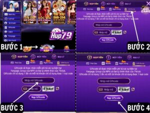 Huong Dan Nap Tien Hup79 voi Gift code